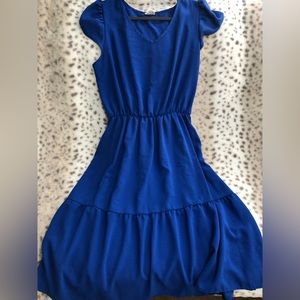 Flirty blue spring/summer dress